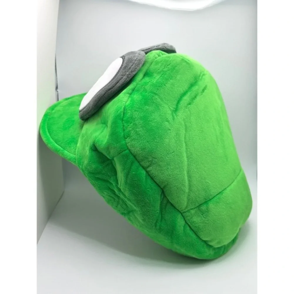 Super Mario Odyssey Cappy Plush Hat Green Cosplay Costume Accessory - Picture 2 of 6